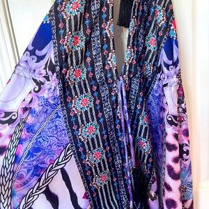 Gorgeous flowy purple shades dress one size